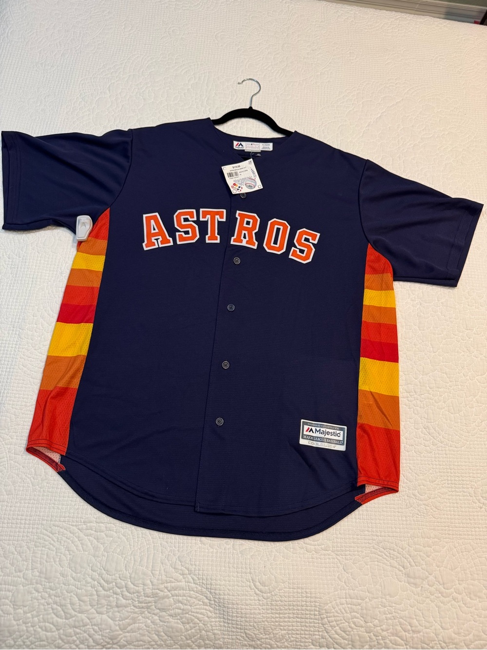 Majestic Houston Astros Men’s Navy Short-Sleeve Jersey